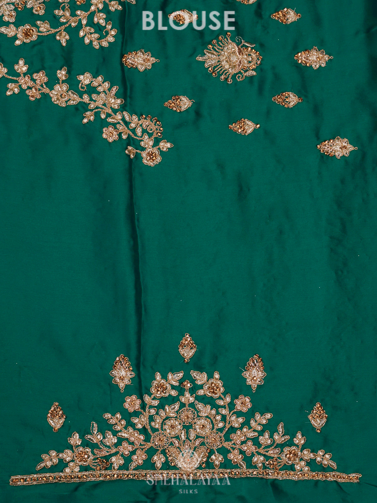 Teal Green Designer Saree