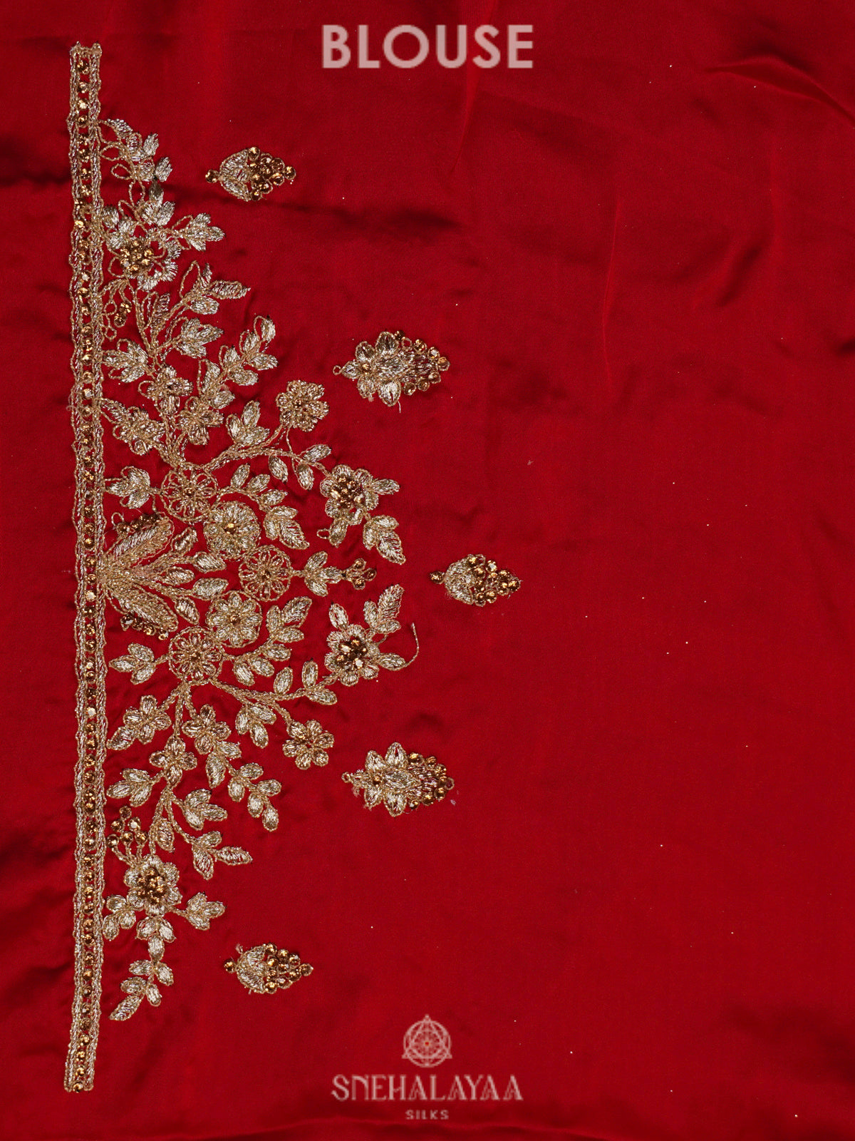 Red Designer Saree