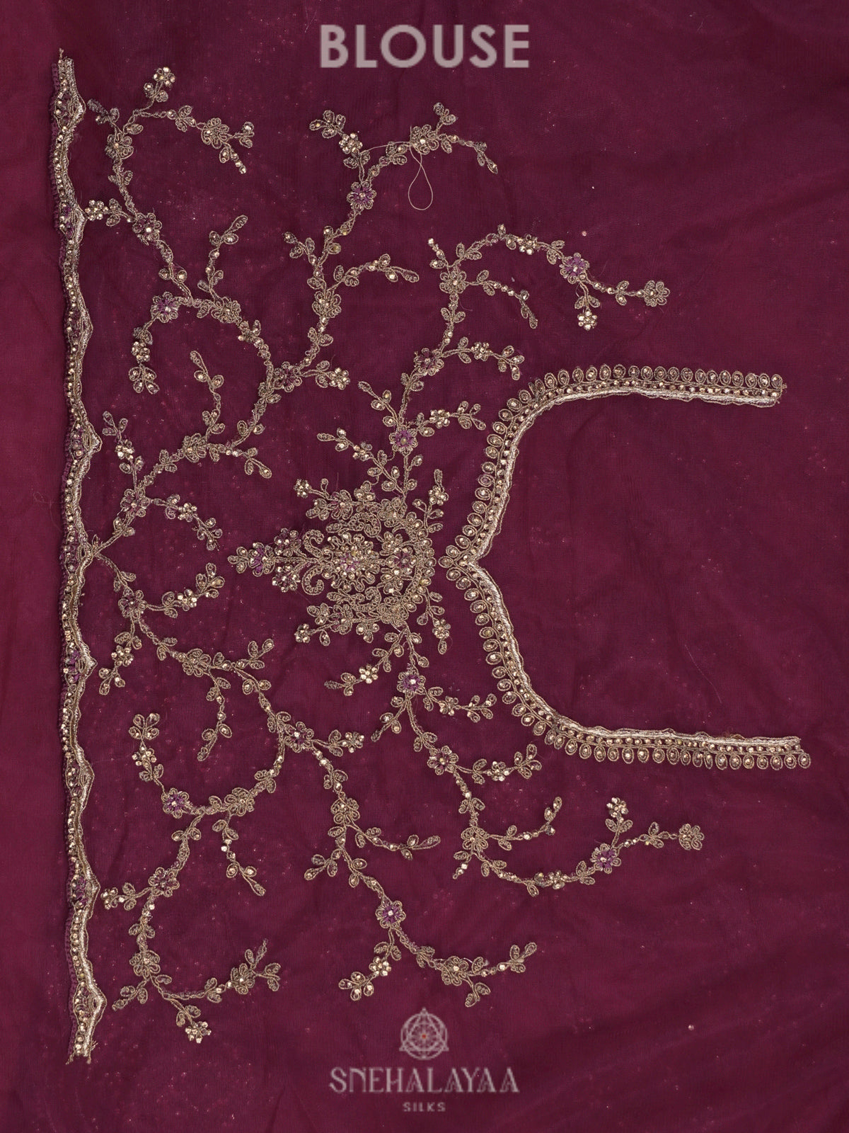 Purple Designer Saree