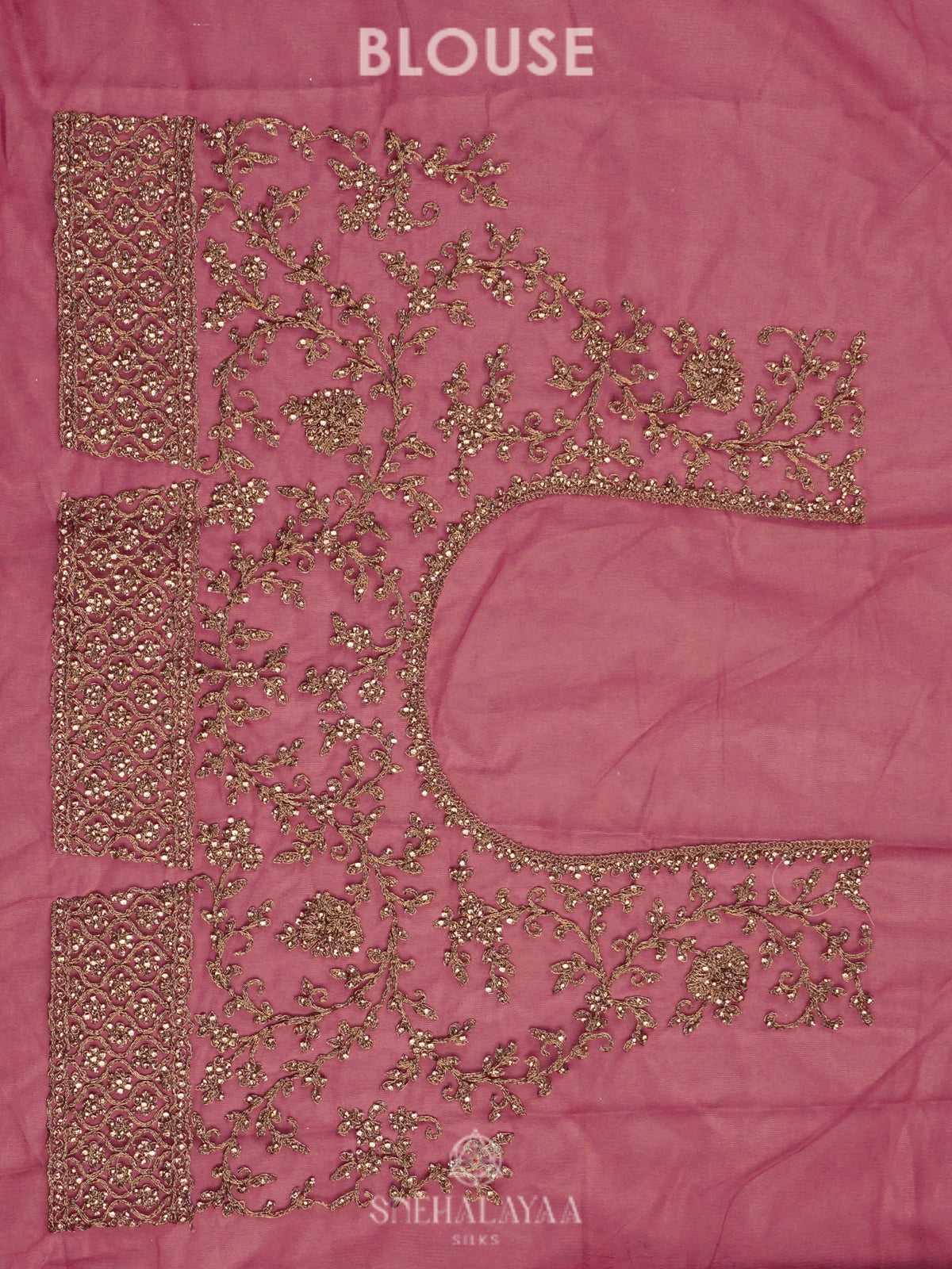 Pink Designer Saree