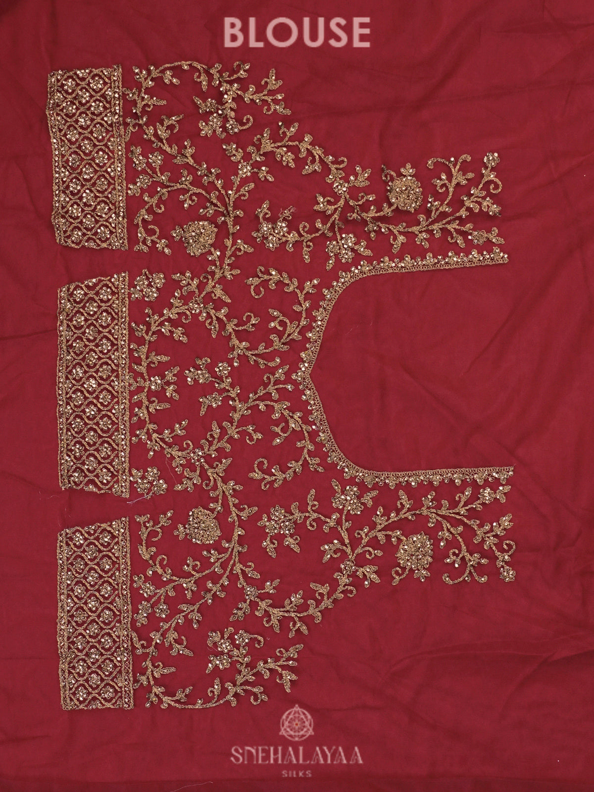 Red Designer Saree