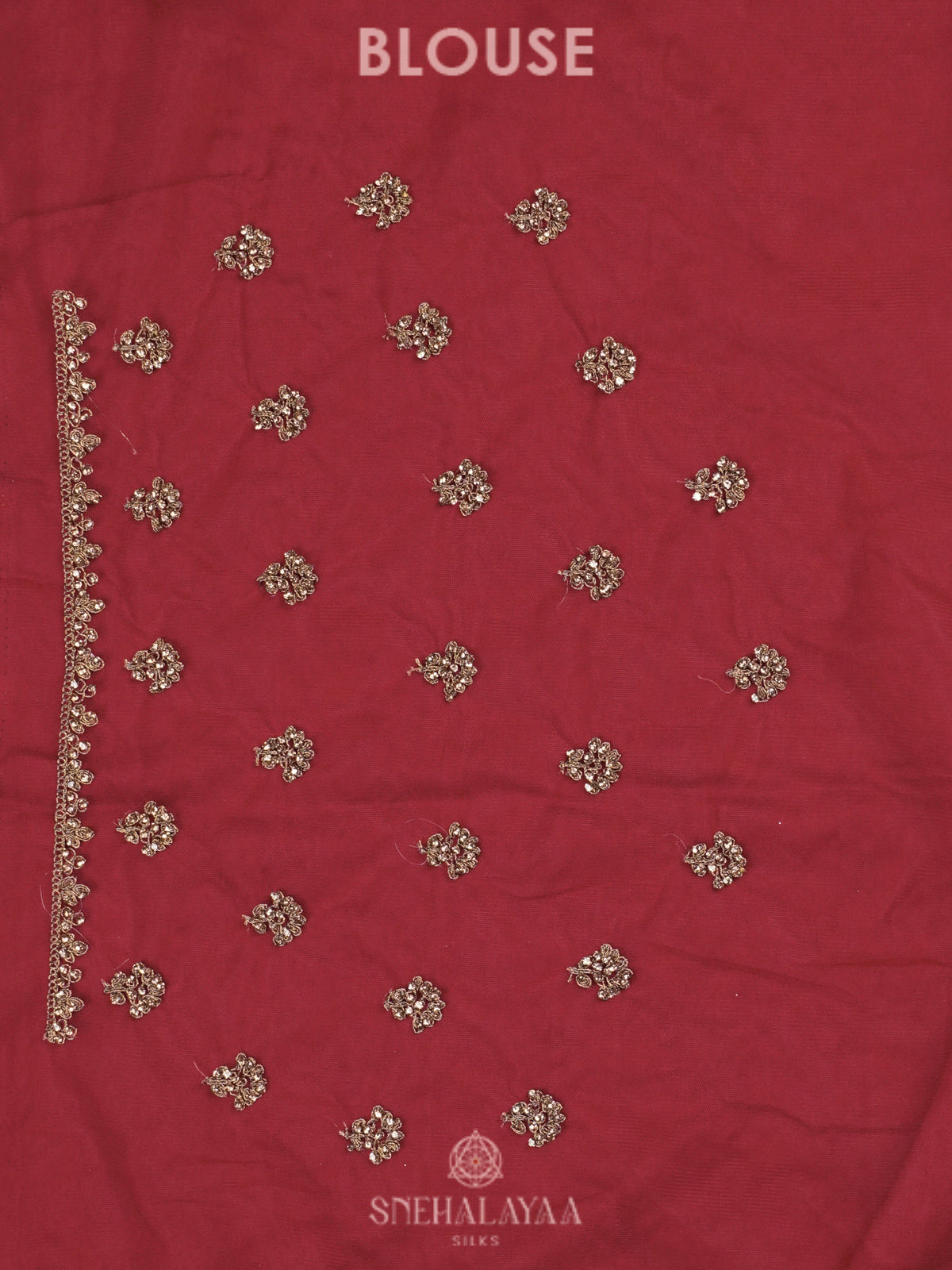 Red Designer Saree