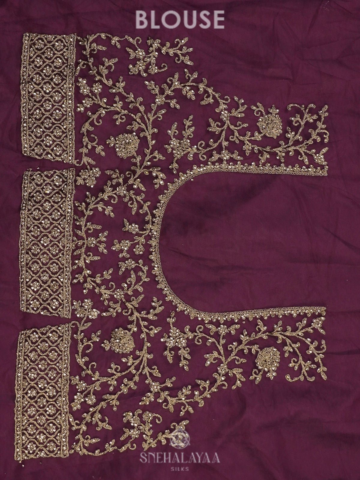 Purple Designer Saree