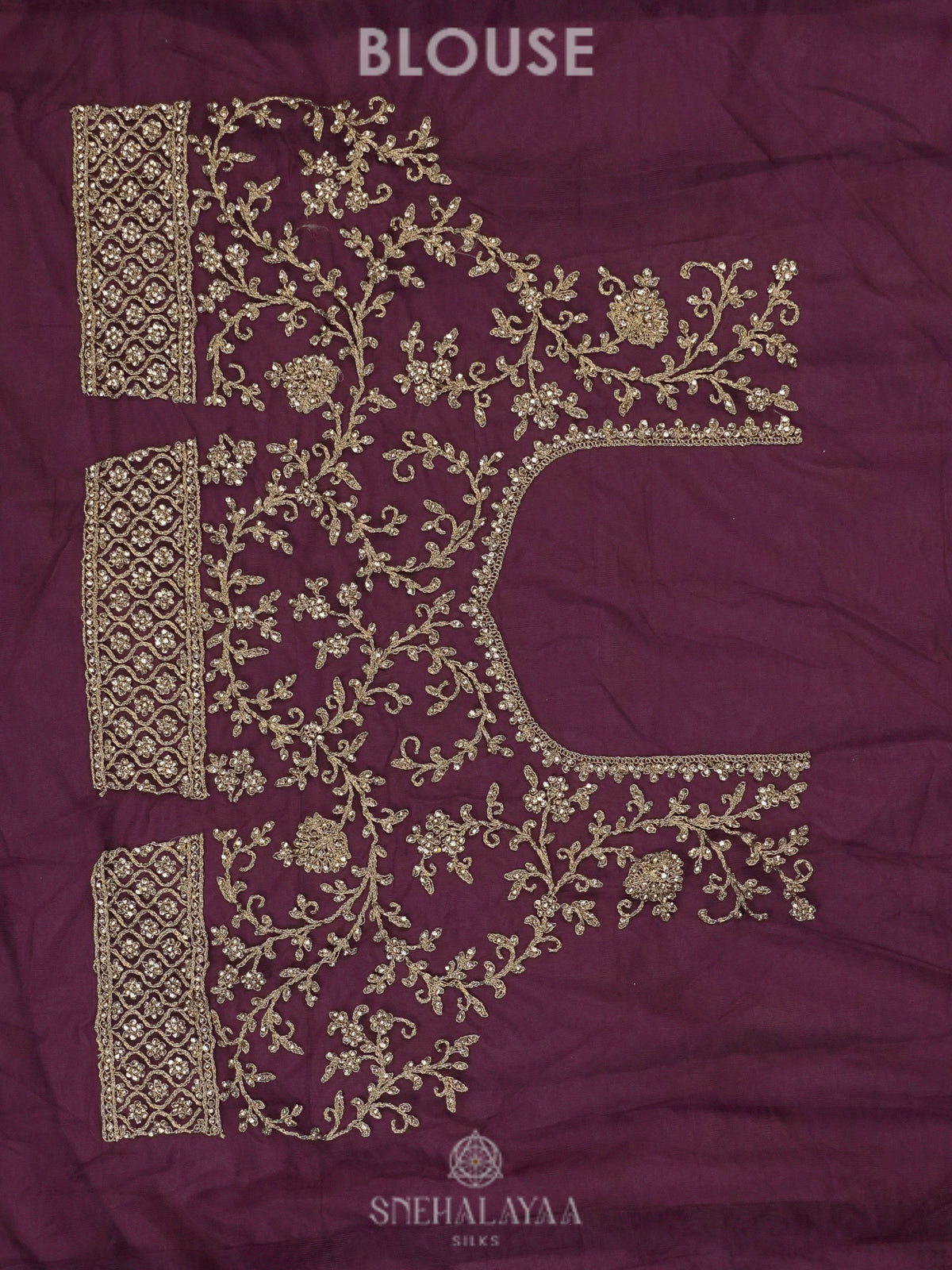 Purple Designer Saree