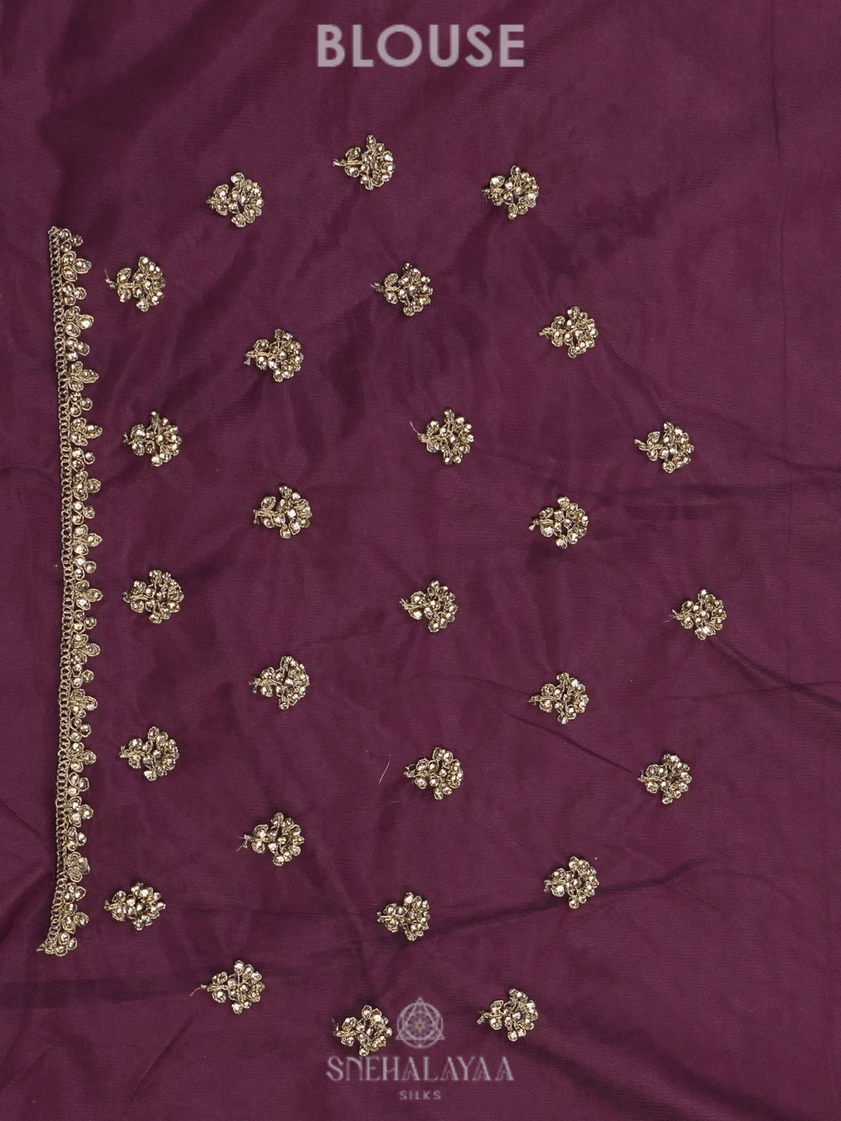 Purple Designer Saree