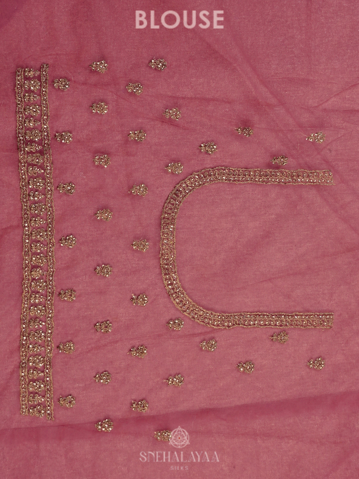 Pink Designer Saree