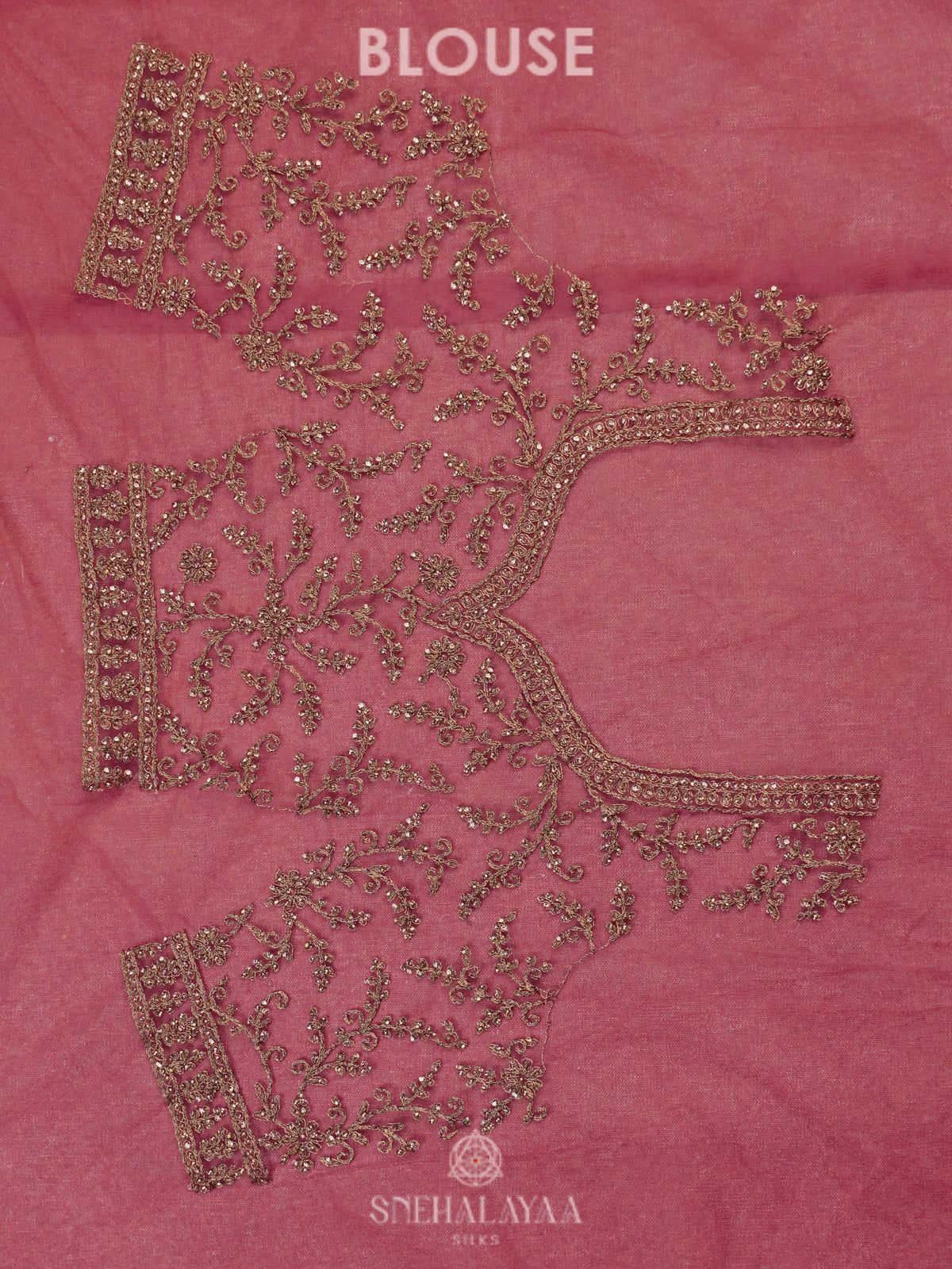 Pink Designer Saree