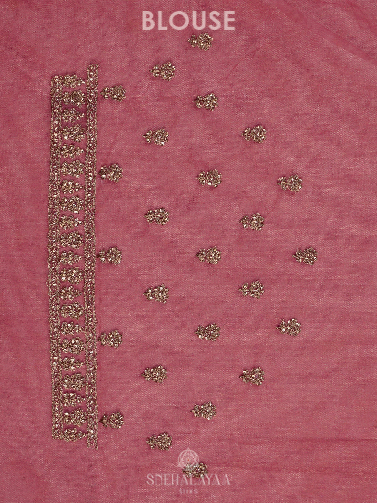 Pink Designer Saree