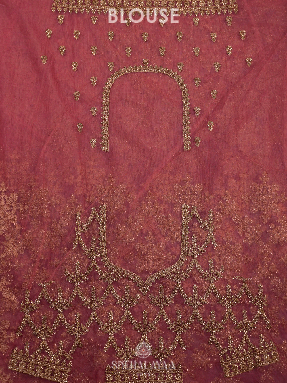 Pink Designer Saree