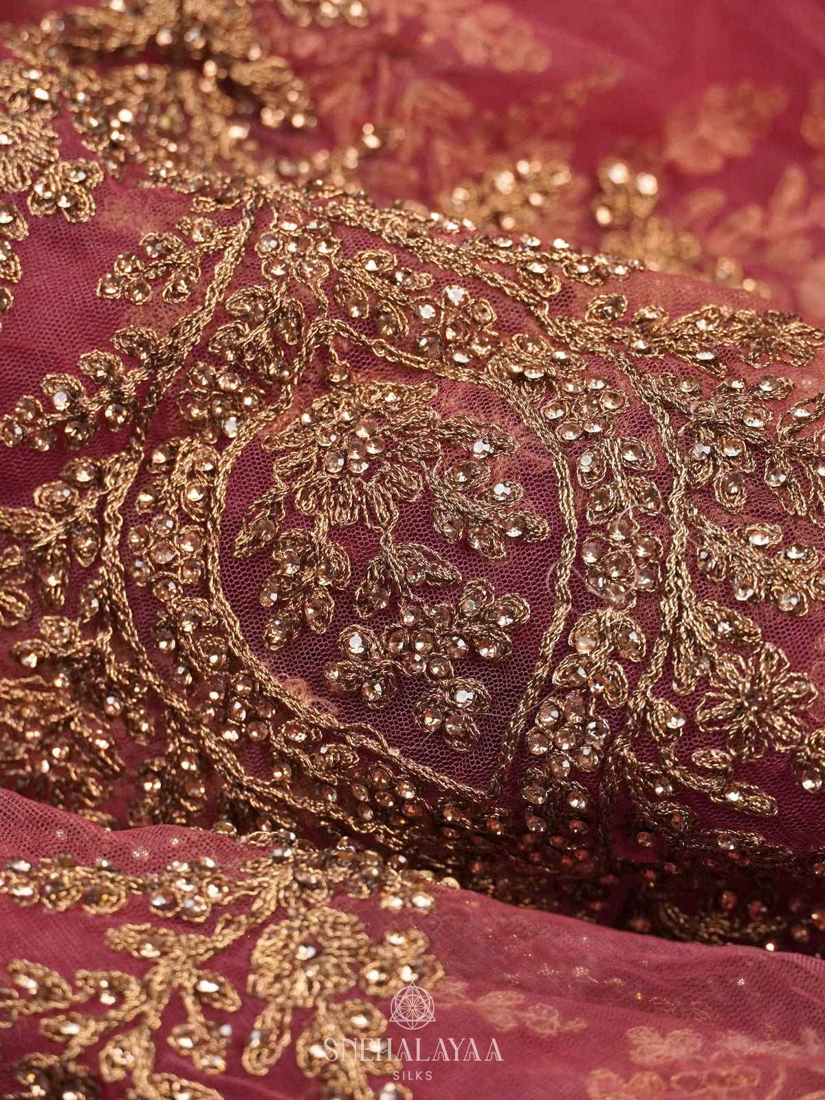 Pink Designer Saree