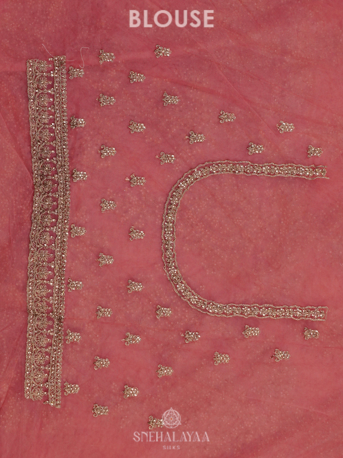 Pink Designer Saree