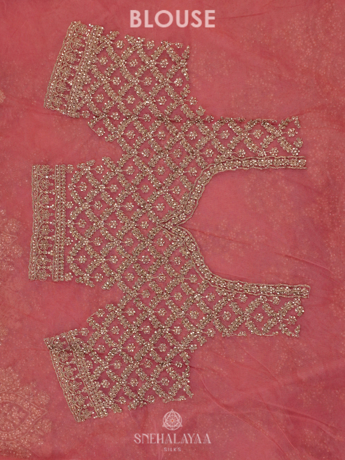 Pink Designer Saree
