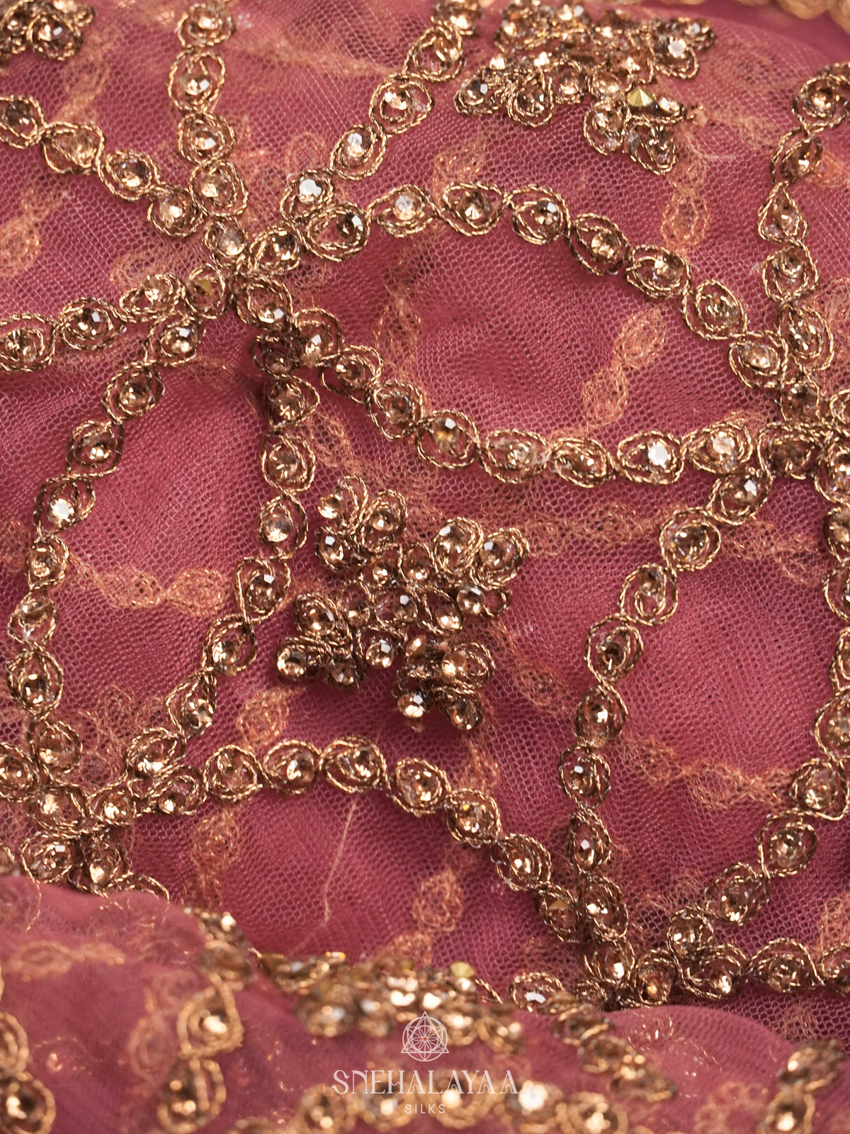 Pink Designer Saree