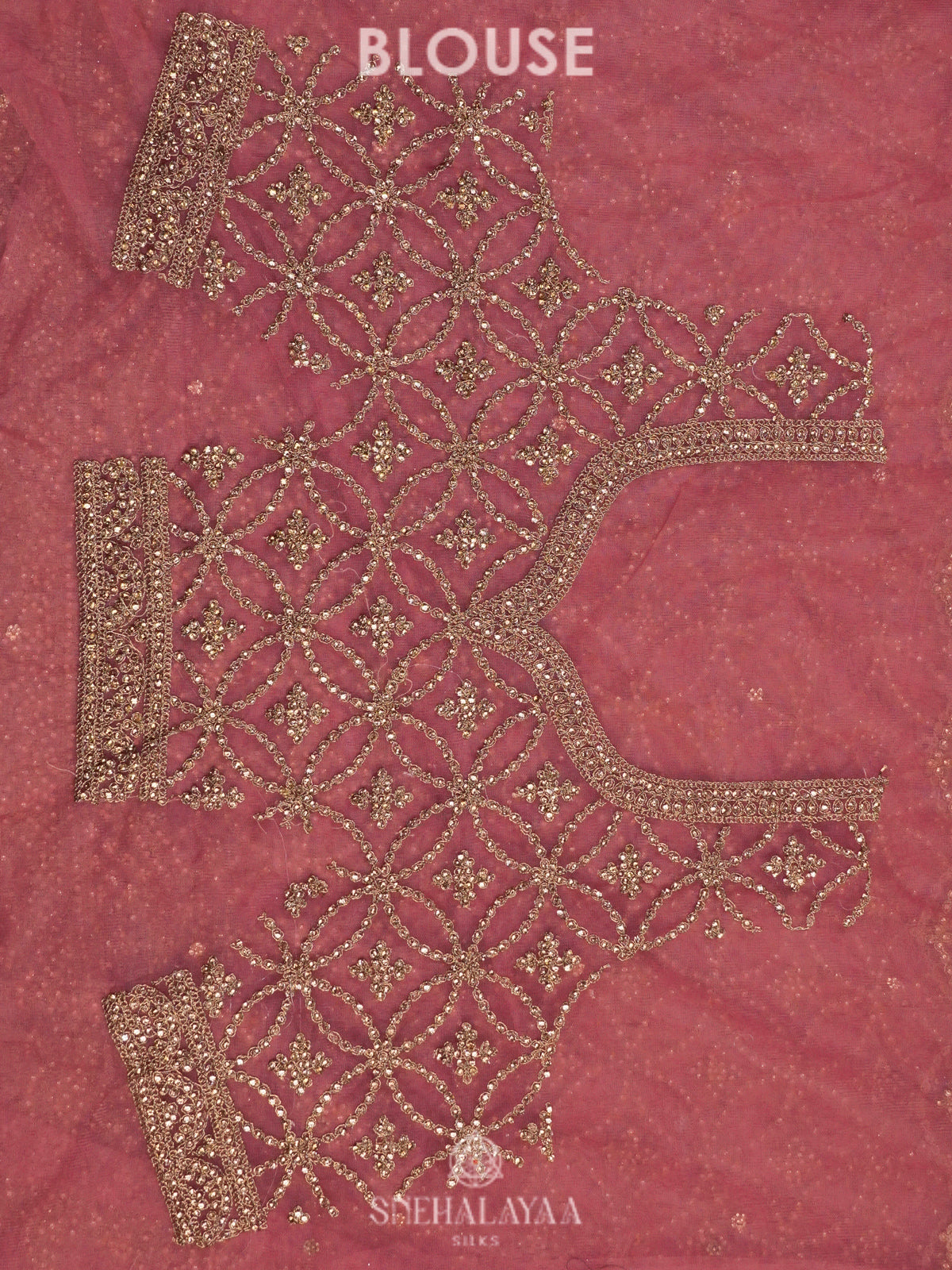 Pink Designer Saree