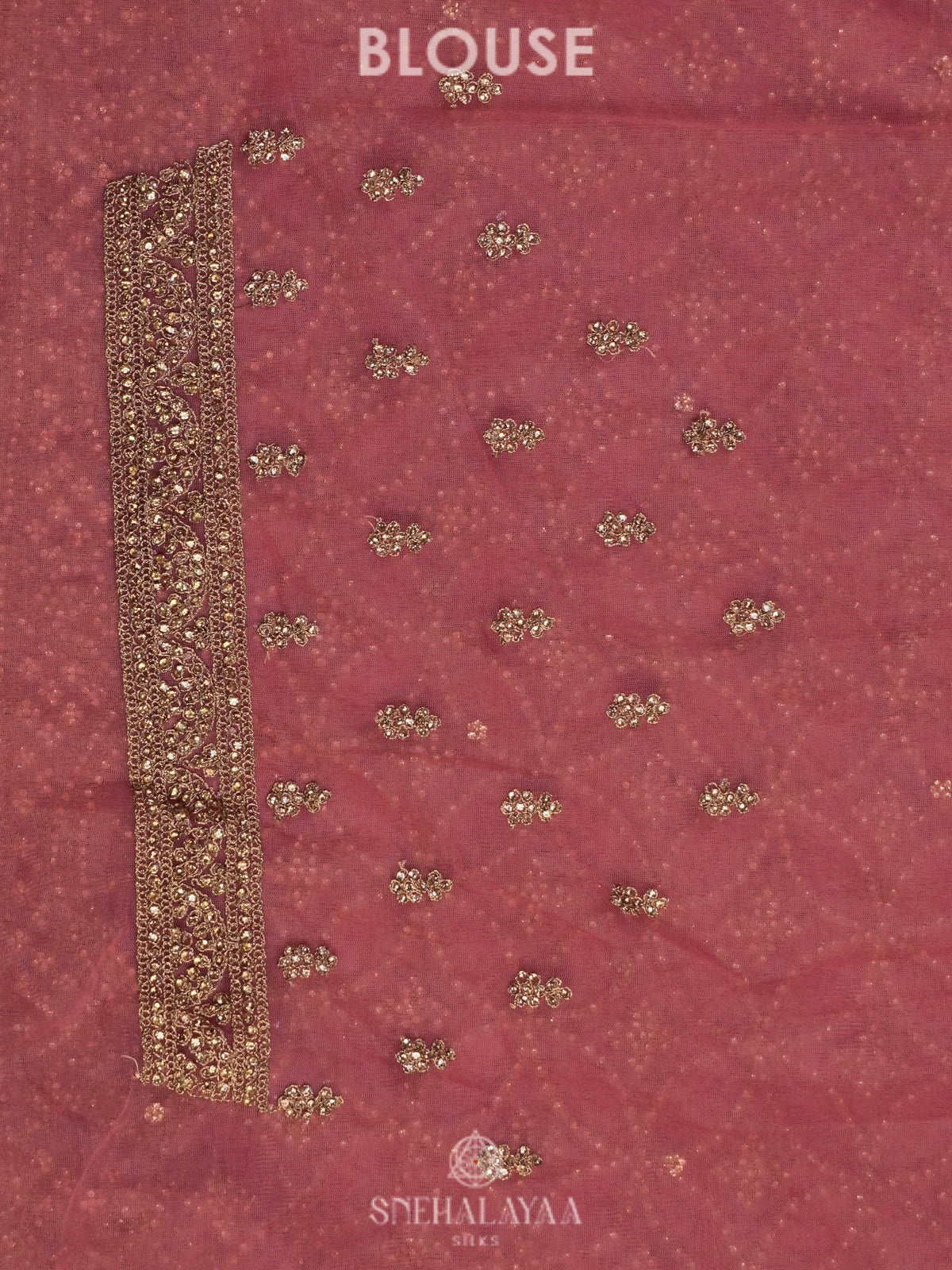 Pink Designer Saree