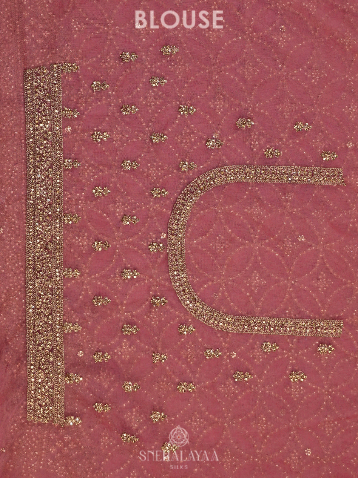 Pink Designer Saree