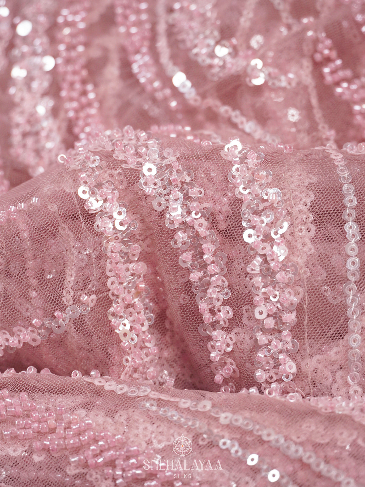 Pink Designer Saree