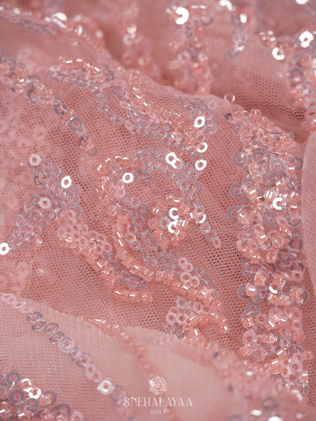 Pink Designer Saree