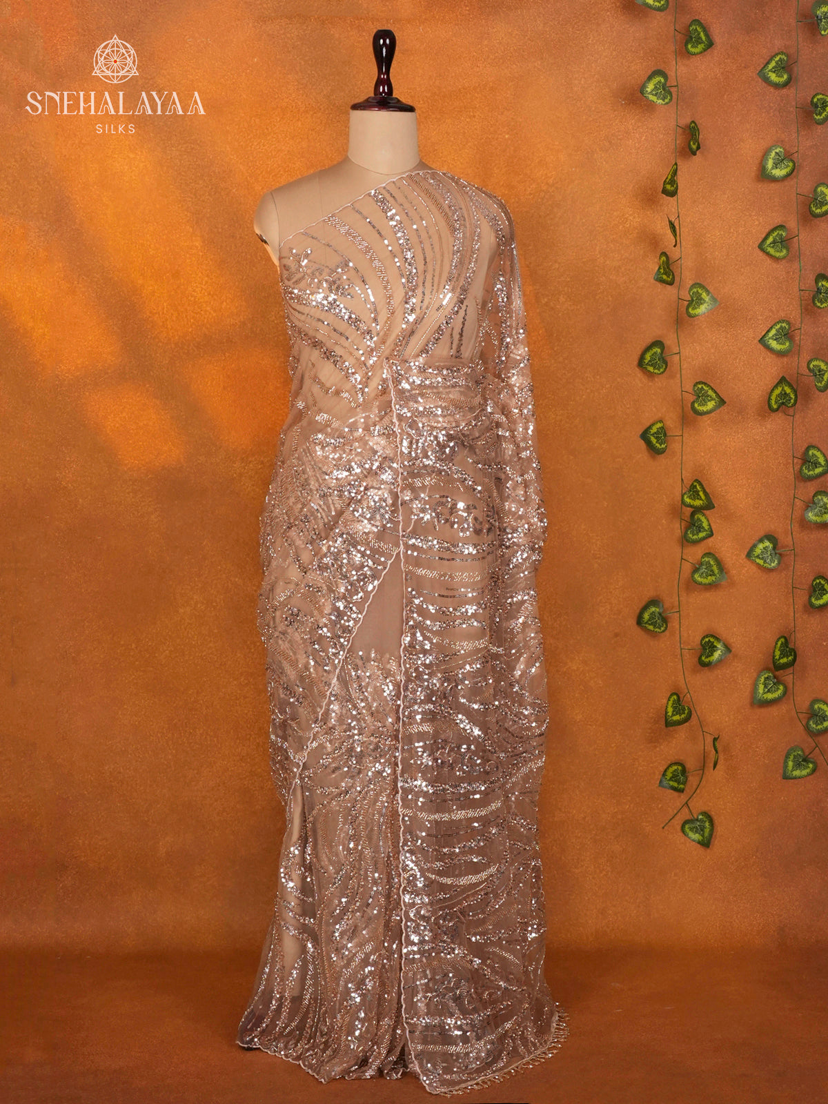 Gold Designer Saree