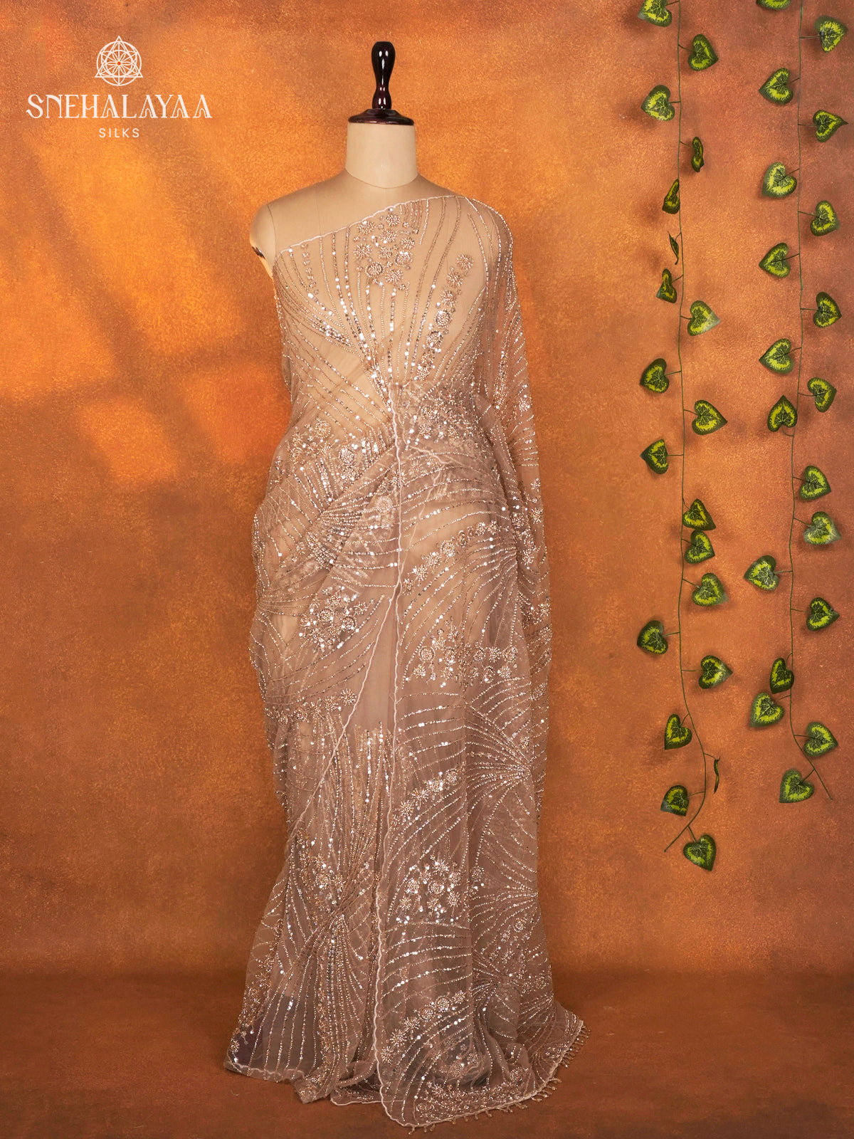 Gold Designer Saree