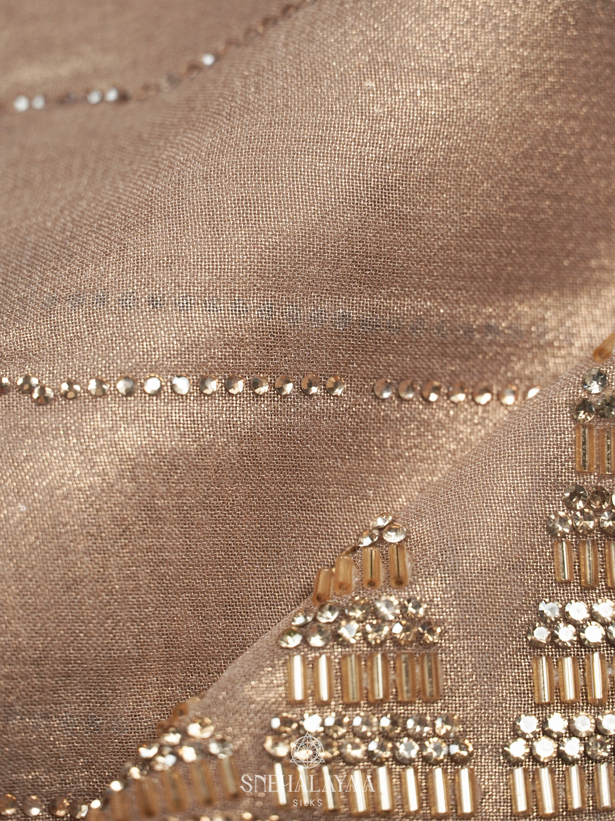 Beige Designer Saree