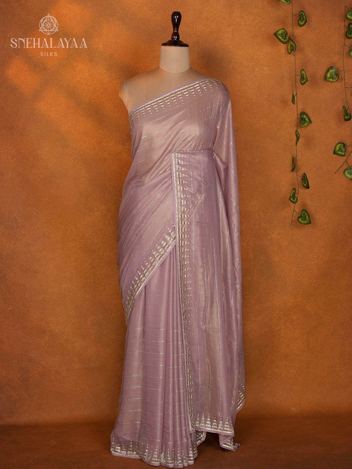 Pink Designer Saree