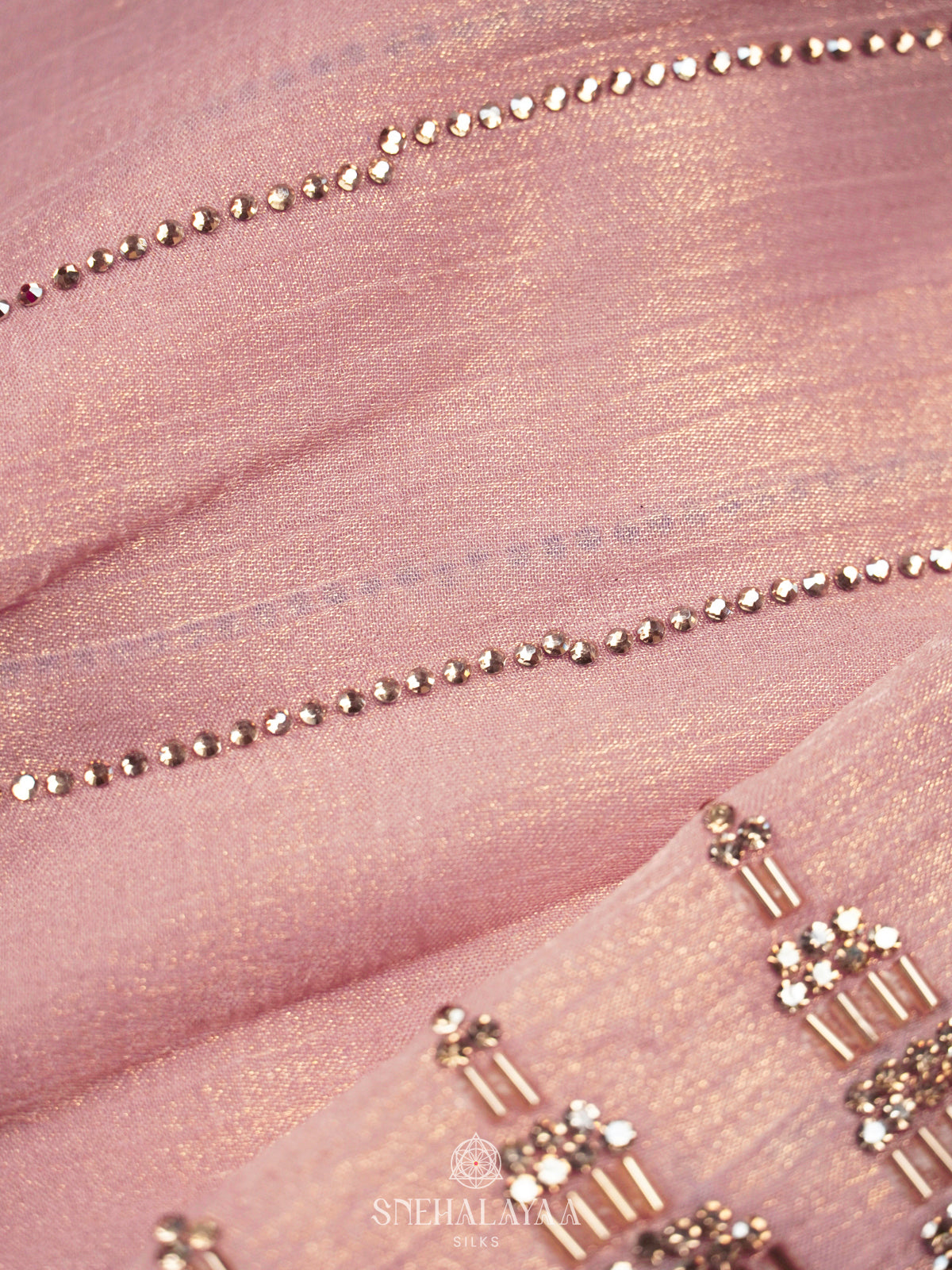 Pink Designer Saree