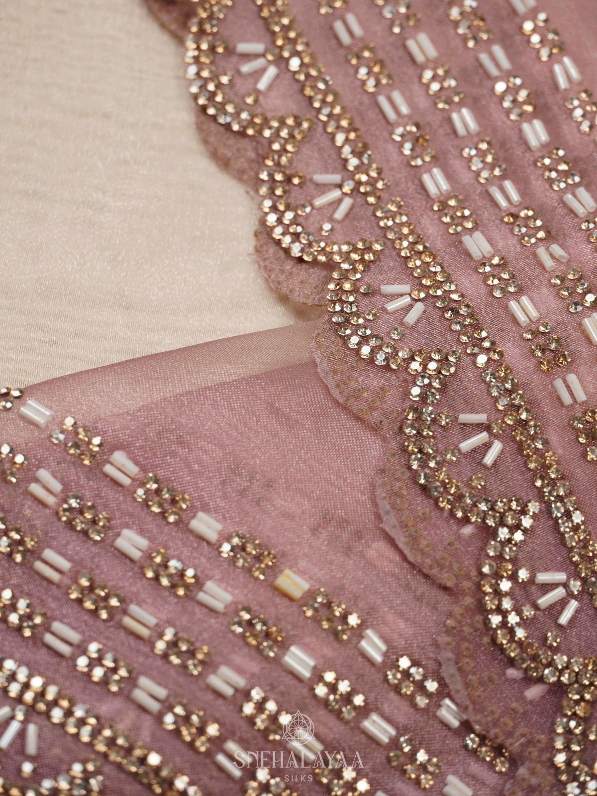Off White Designer Saree