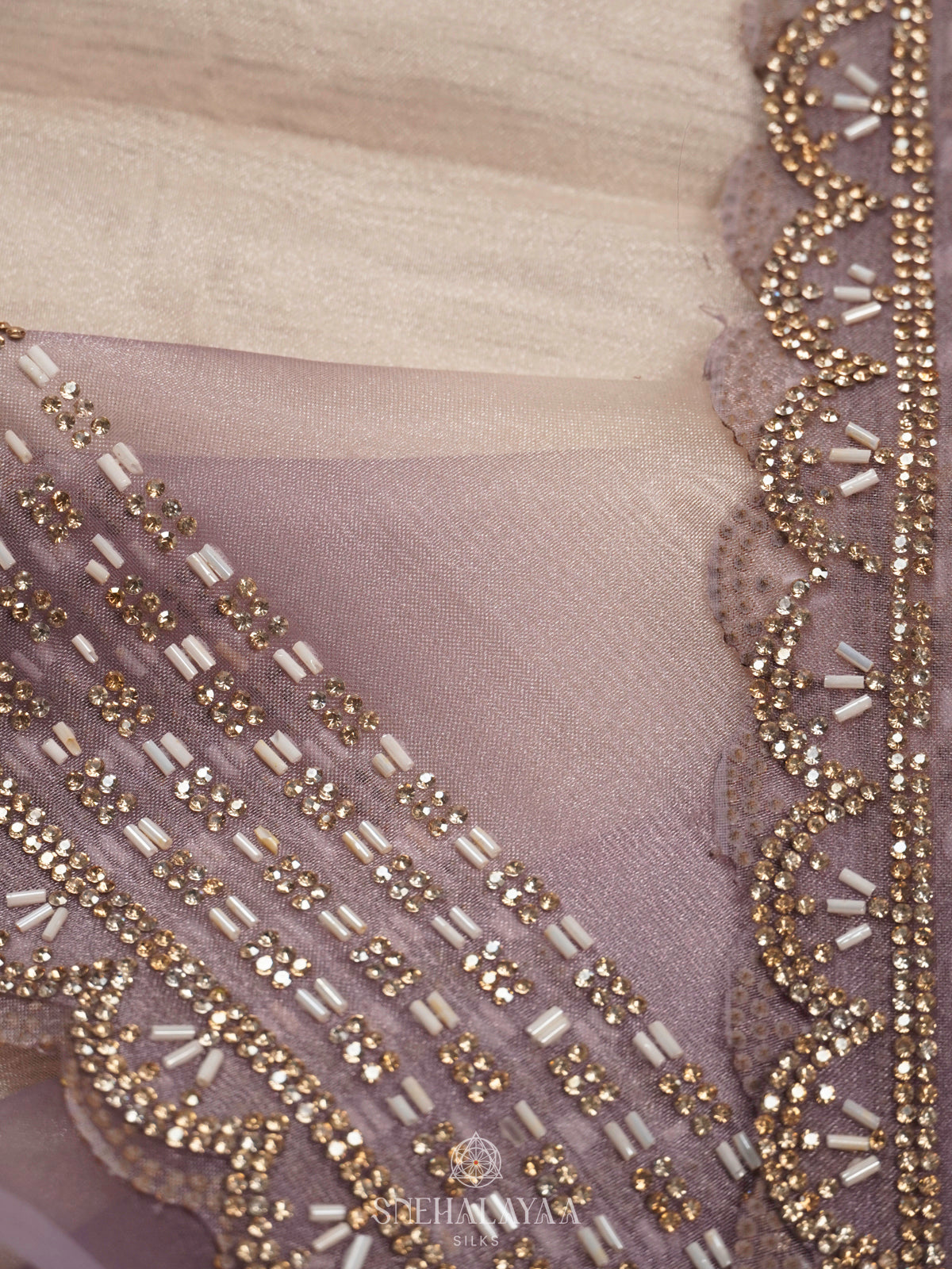 Off White Designer Saree