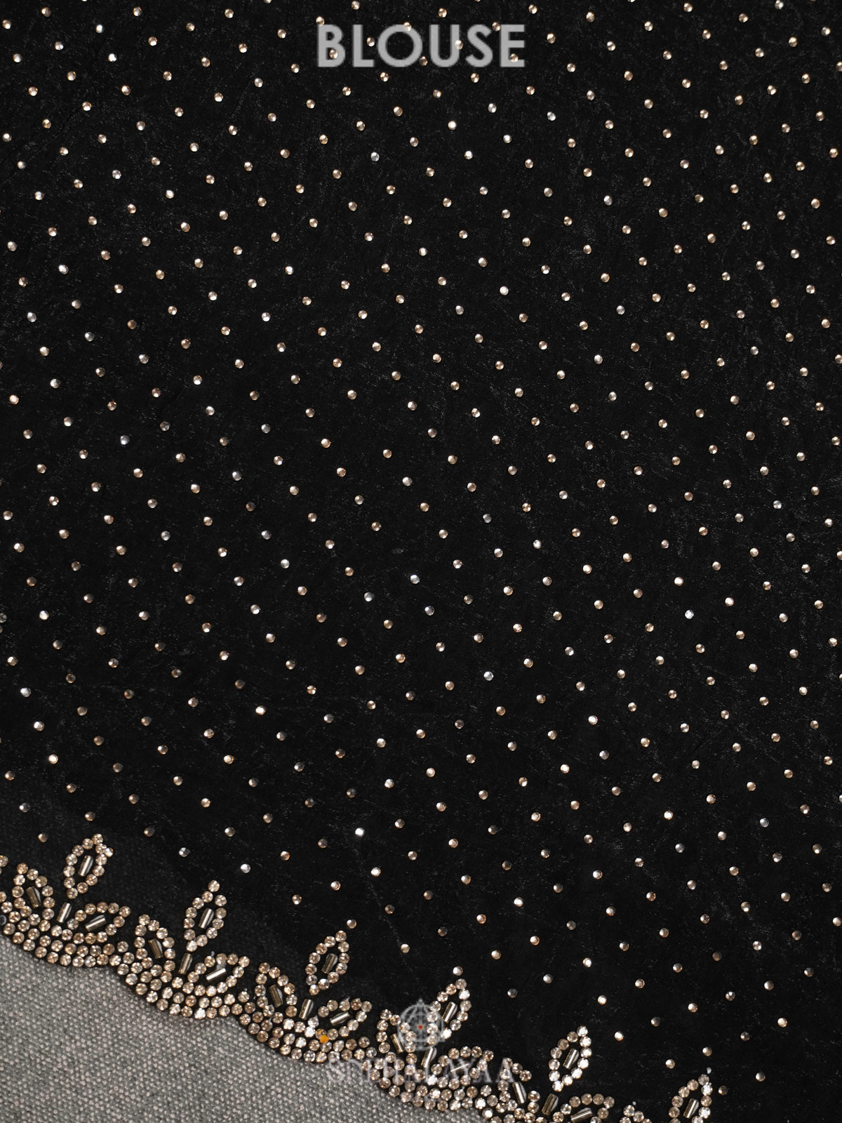 Black Designer Saree