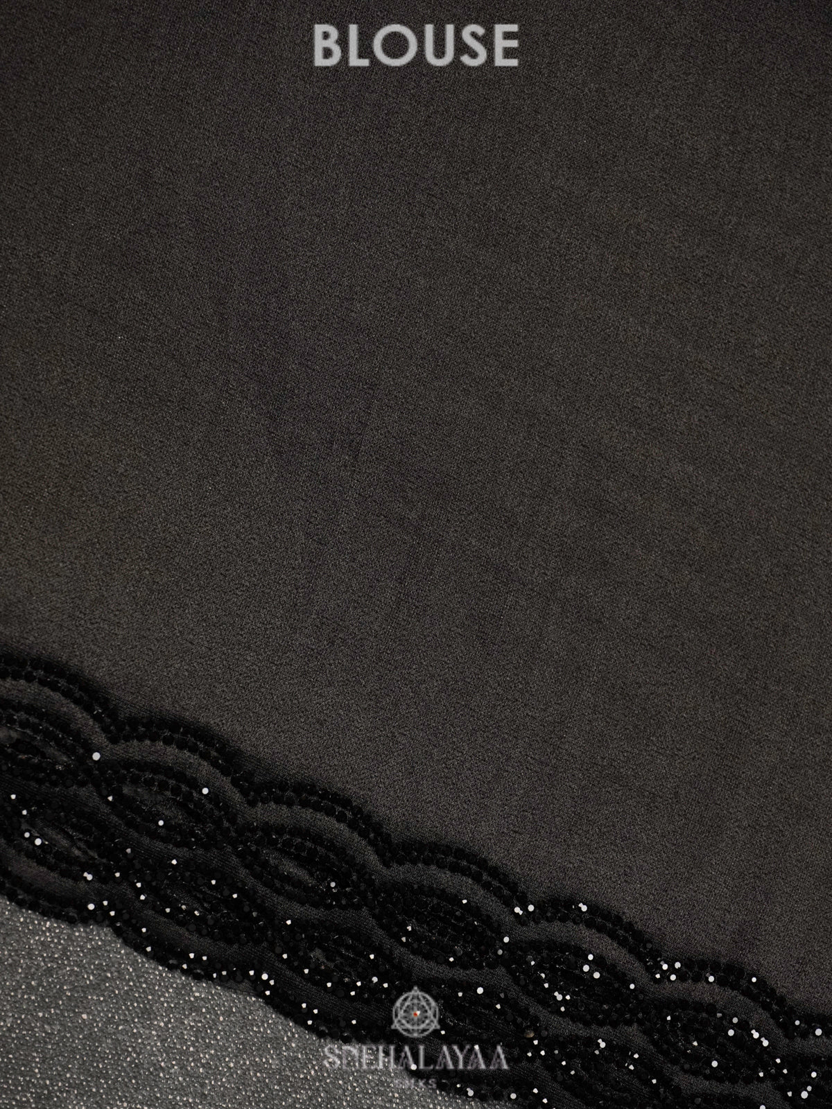 Black Designer Saree