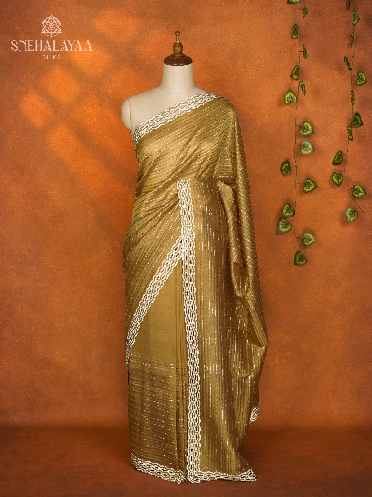 Gold Designer Saree