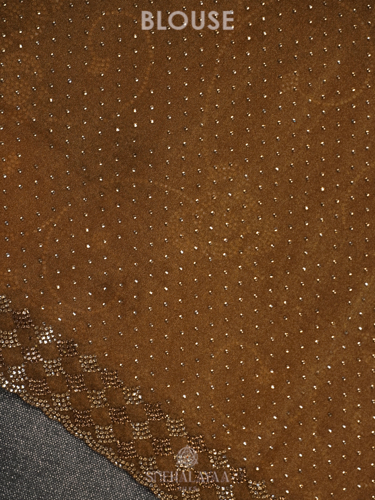 Brown Designer Saree