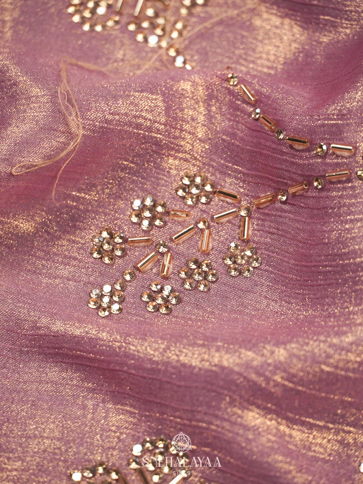 Pink Designer Saree