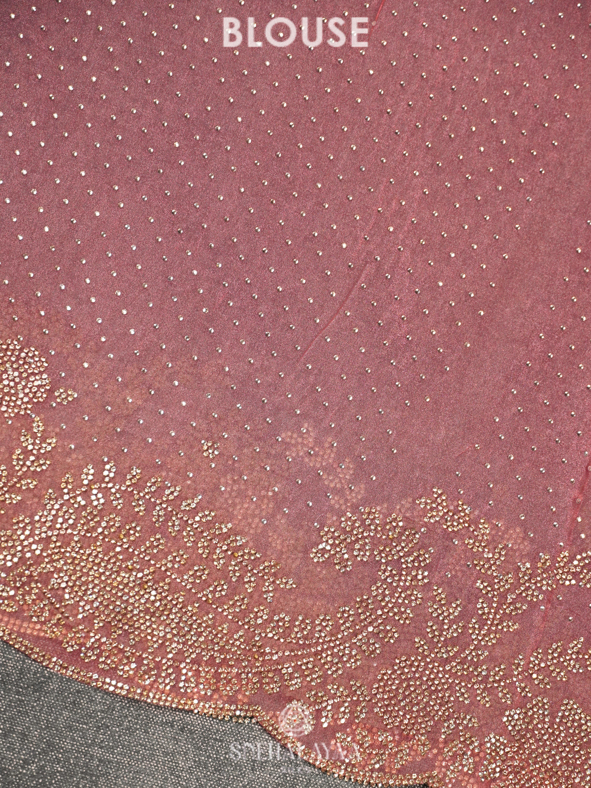 Pale Blue Designer Saree