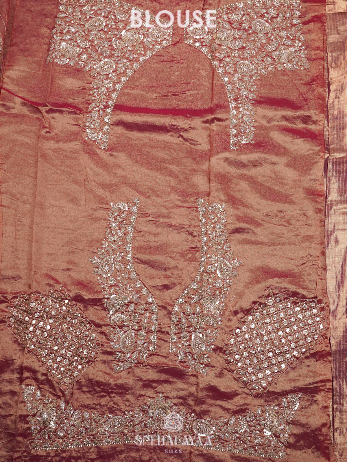Rose Pink  Designer Saree