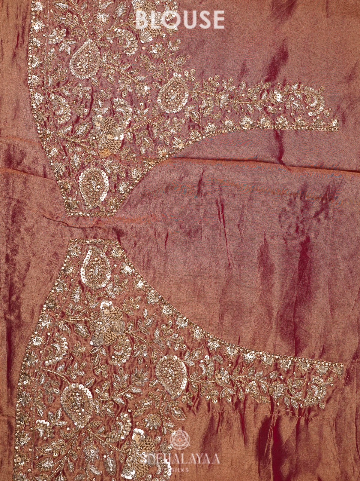 Rose Pink  Designer Saree