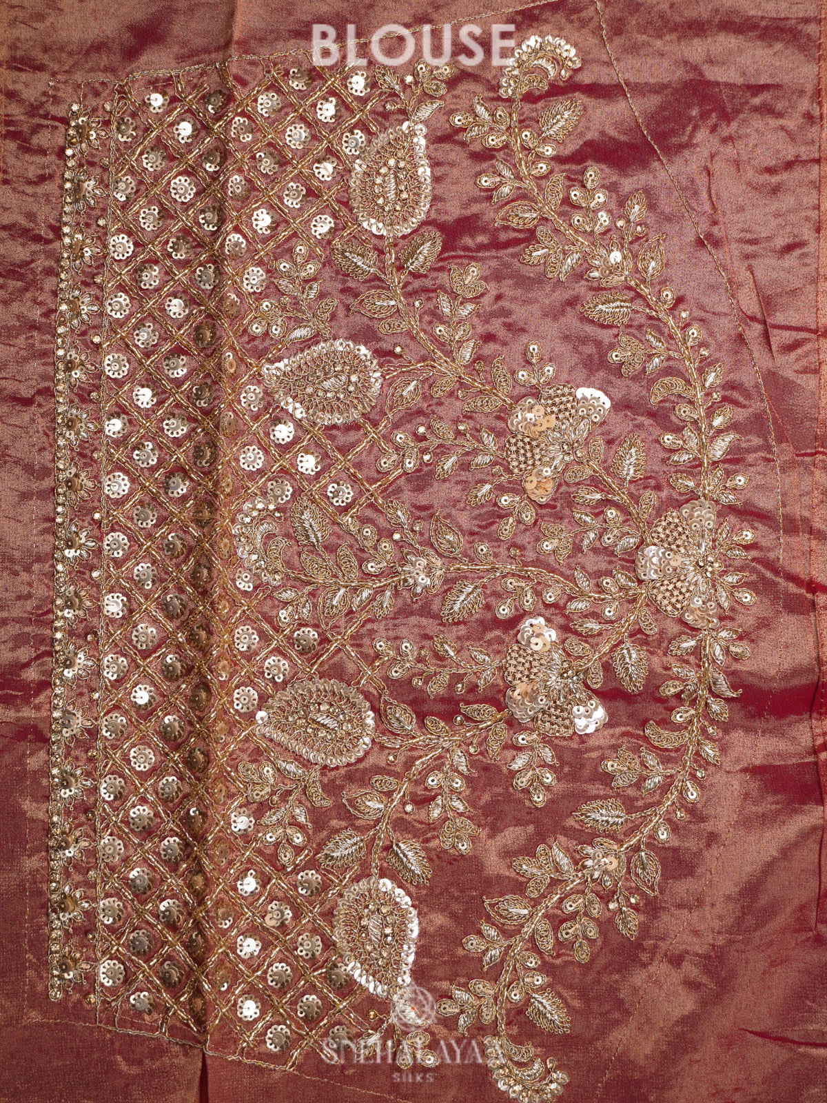 Rose Pink  Designer Saree