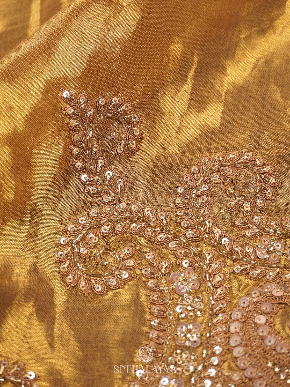 Gold Designer Saree