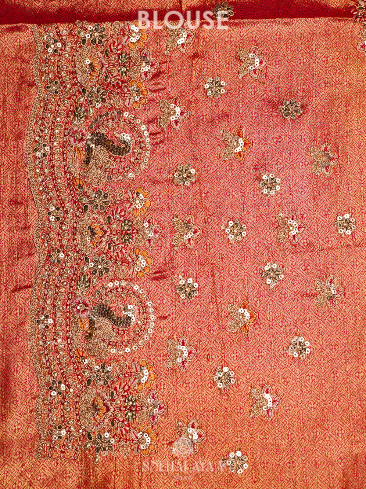 Crimson Red  Designer Saree