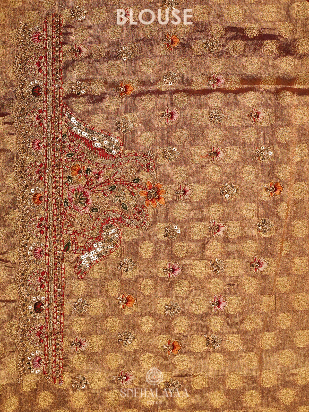 Crimson Red  Designer Saree