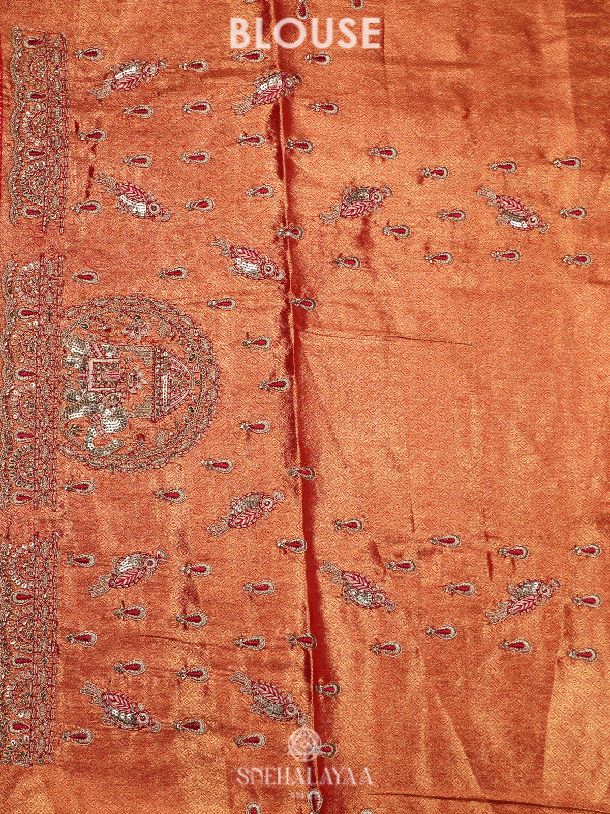 Rose Gold  Designer Saree