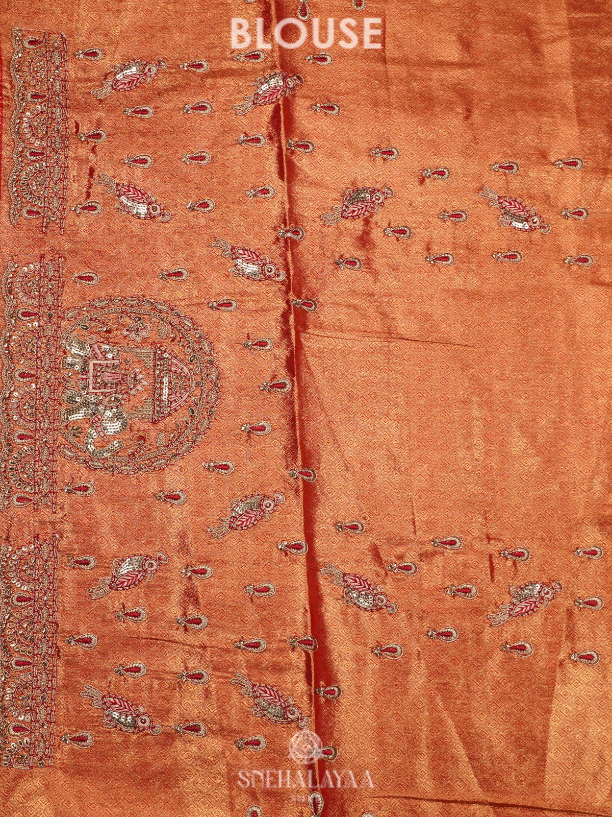 Rose Gold  Designer Saree