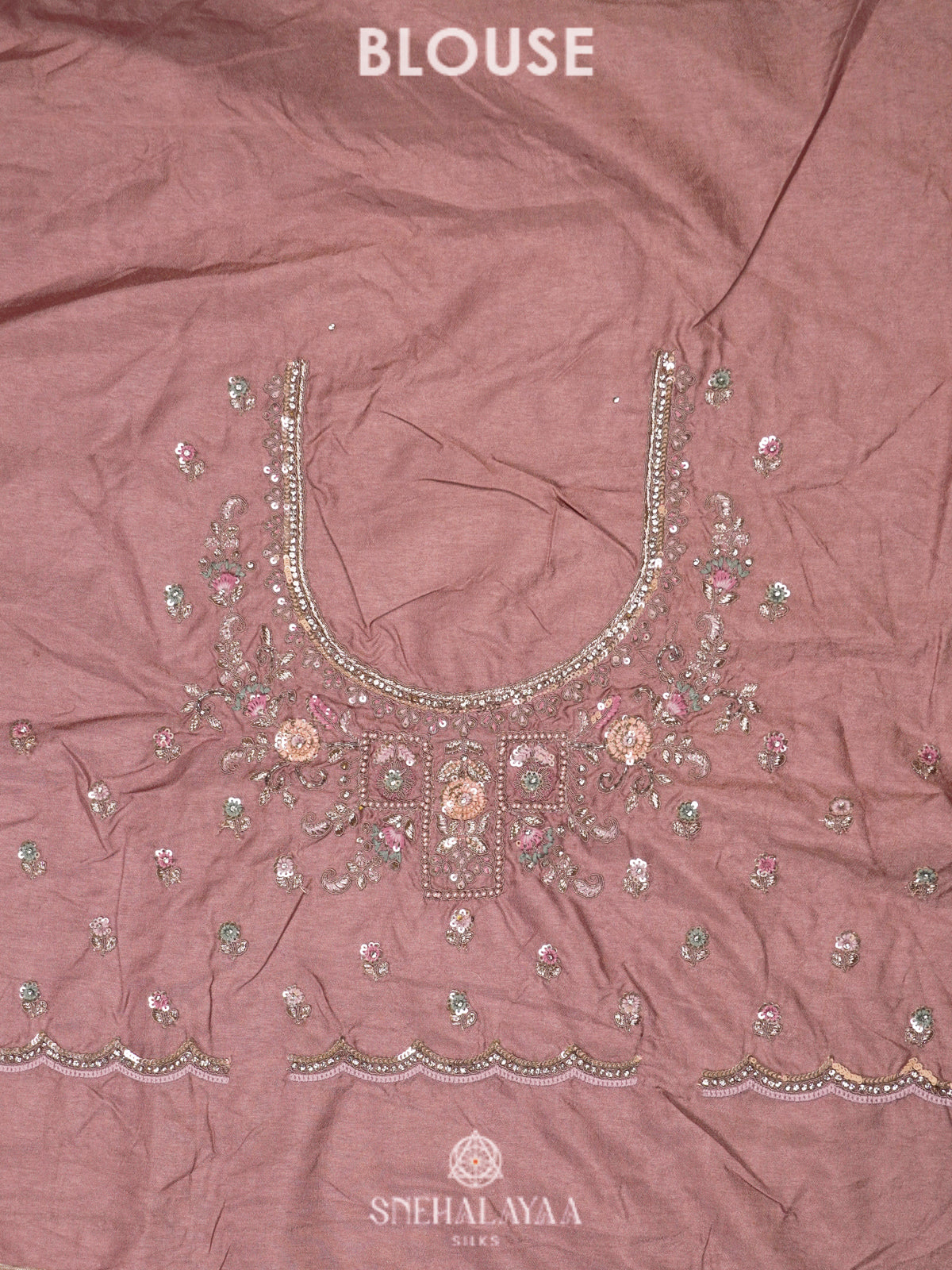Lavender Designer Saree