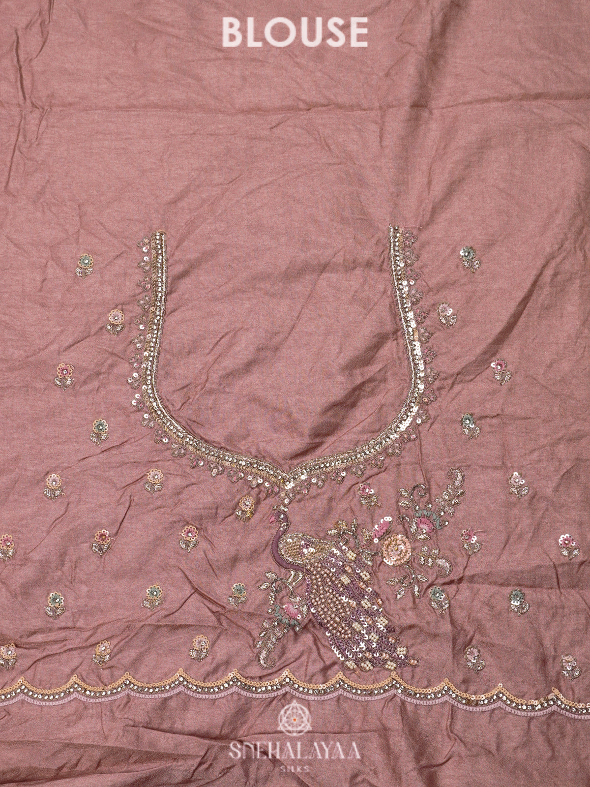 Lavender Designer Saree