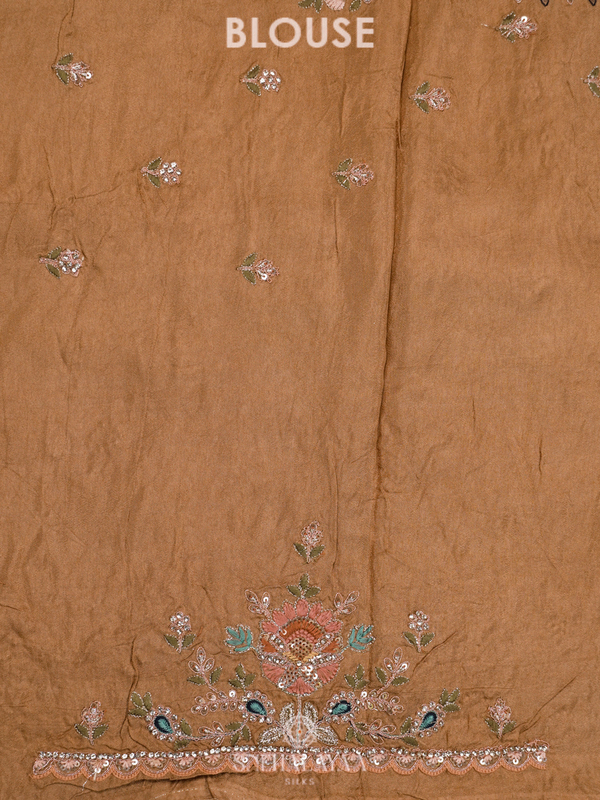 Pink Designer Saree