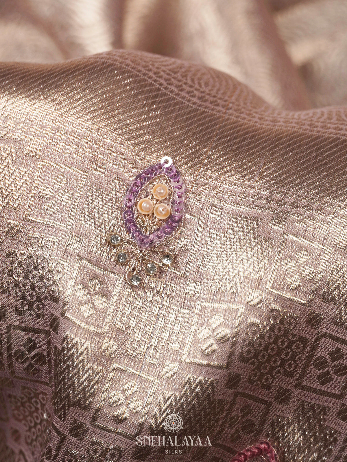 Pink Designer Saree