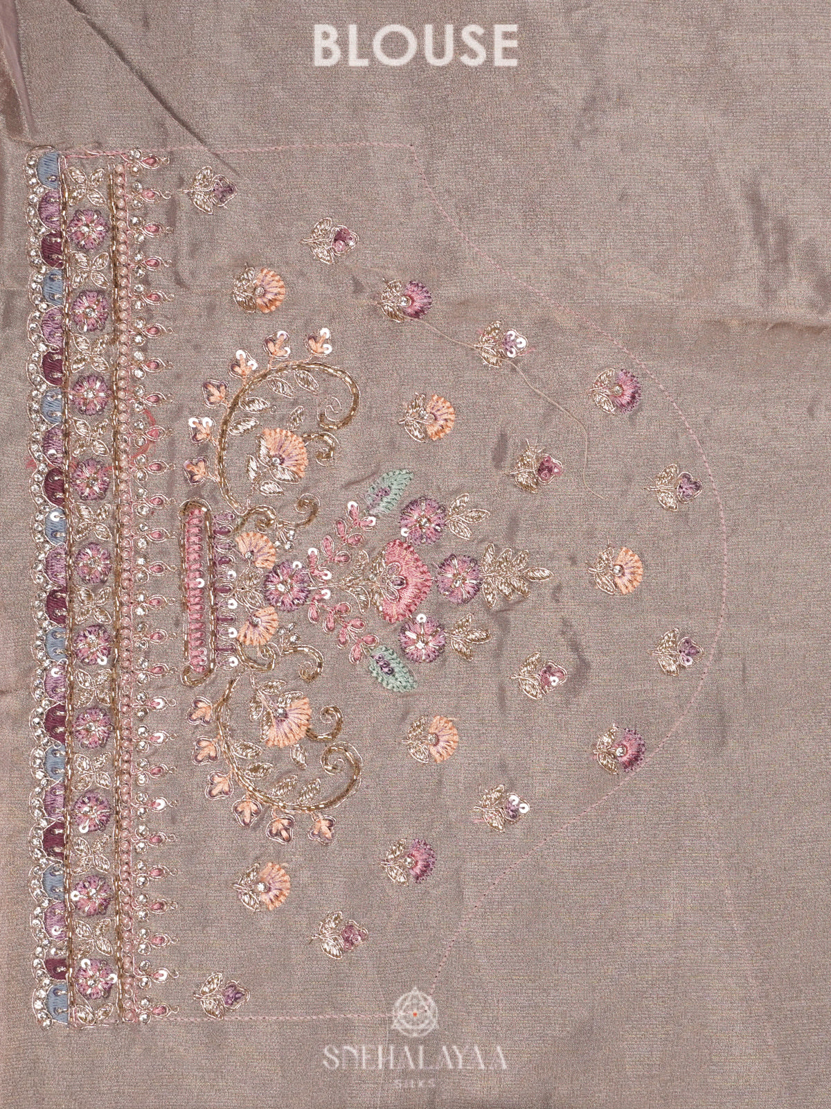 Pink Designer Saree