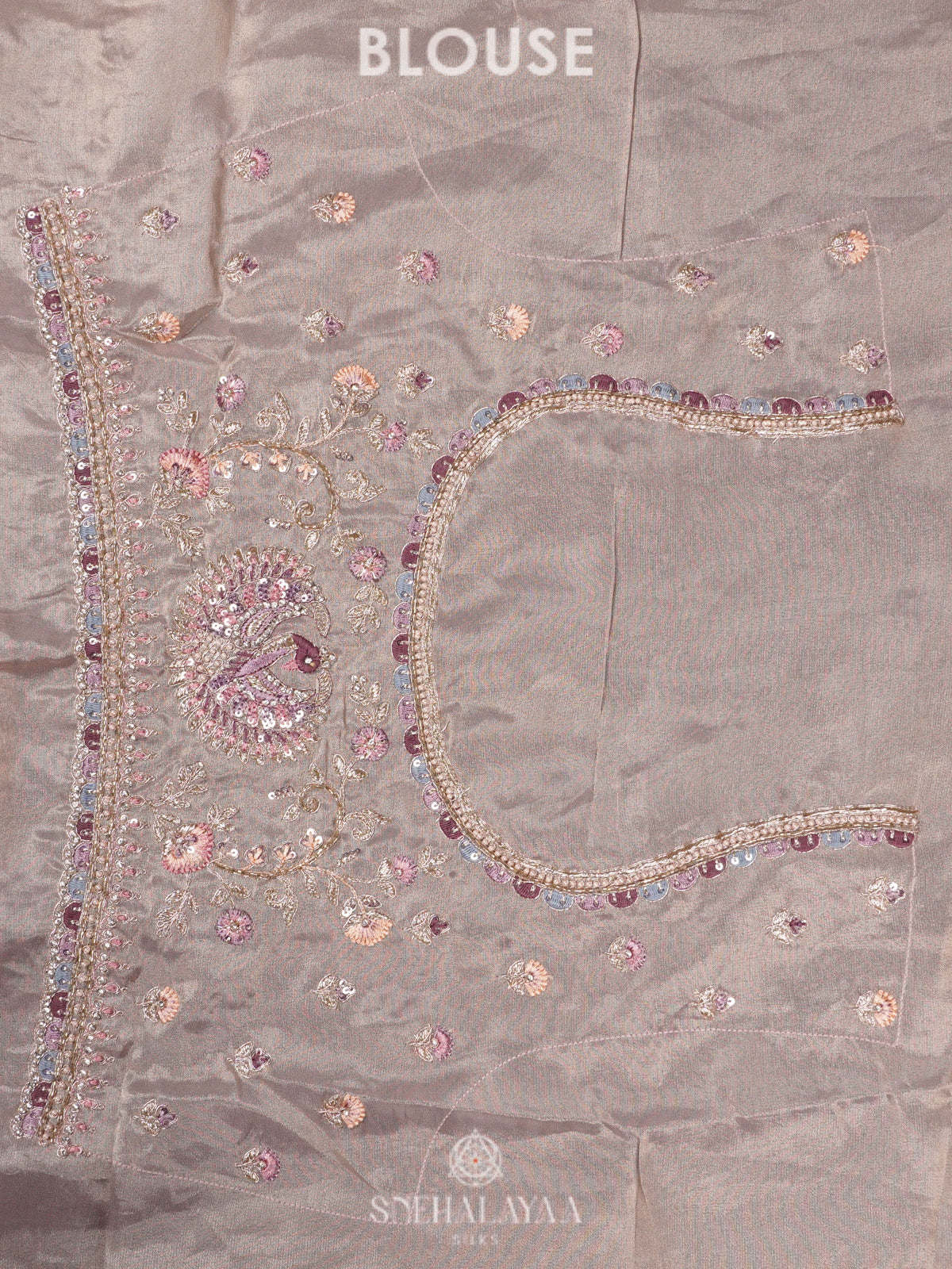 Pink Designer Saree