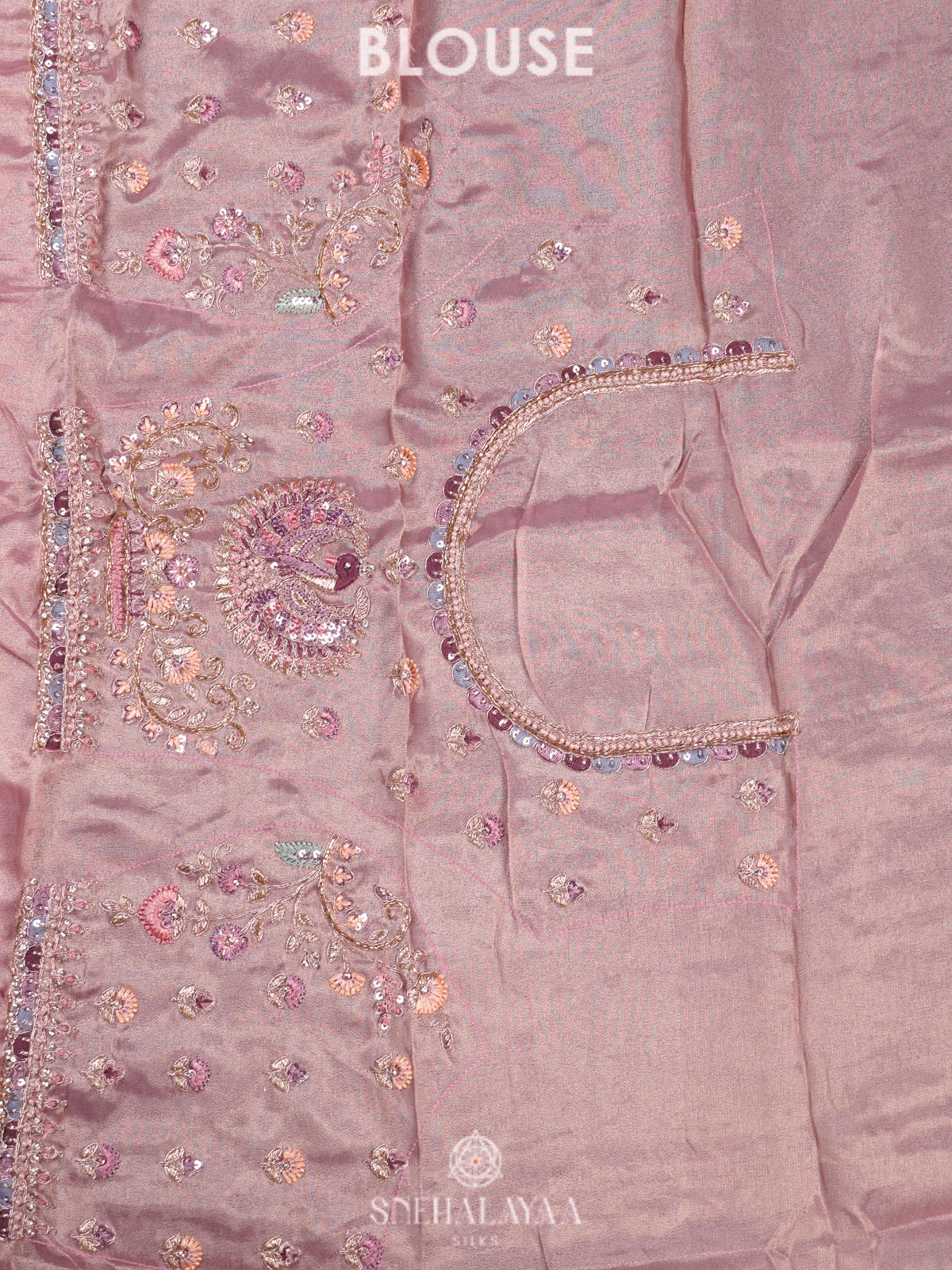 Lavender Designer Saree